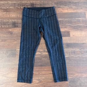 Lululemon Wunder Under Cropped Leggings Size 4